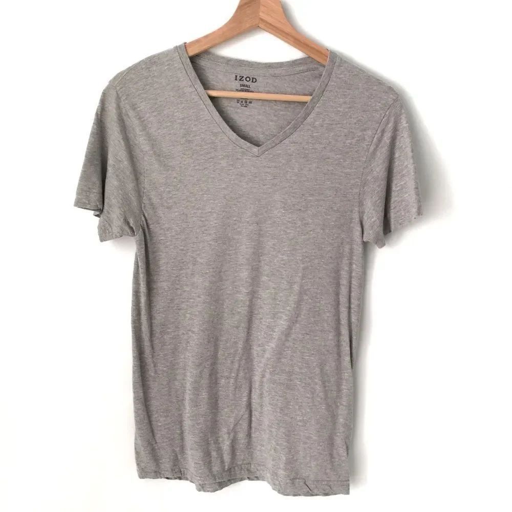 Izod Basic V-neck Tee in Size Small